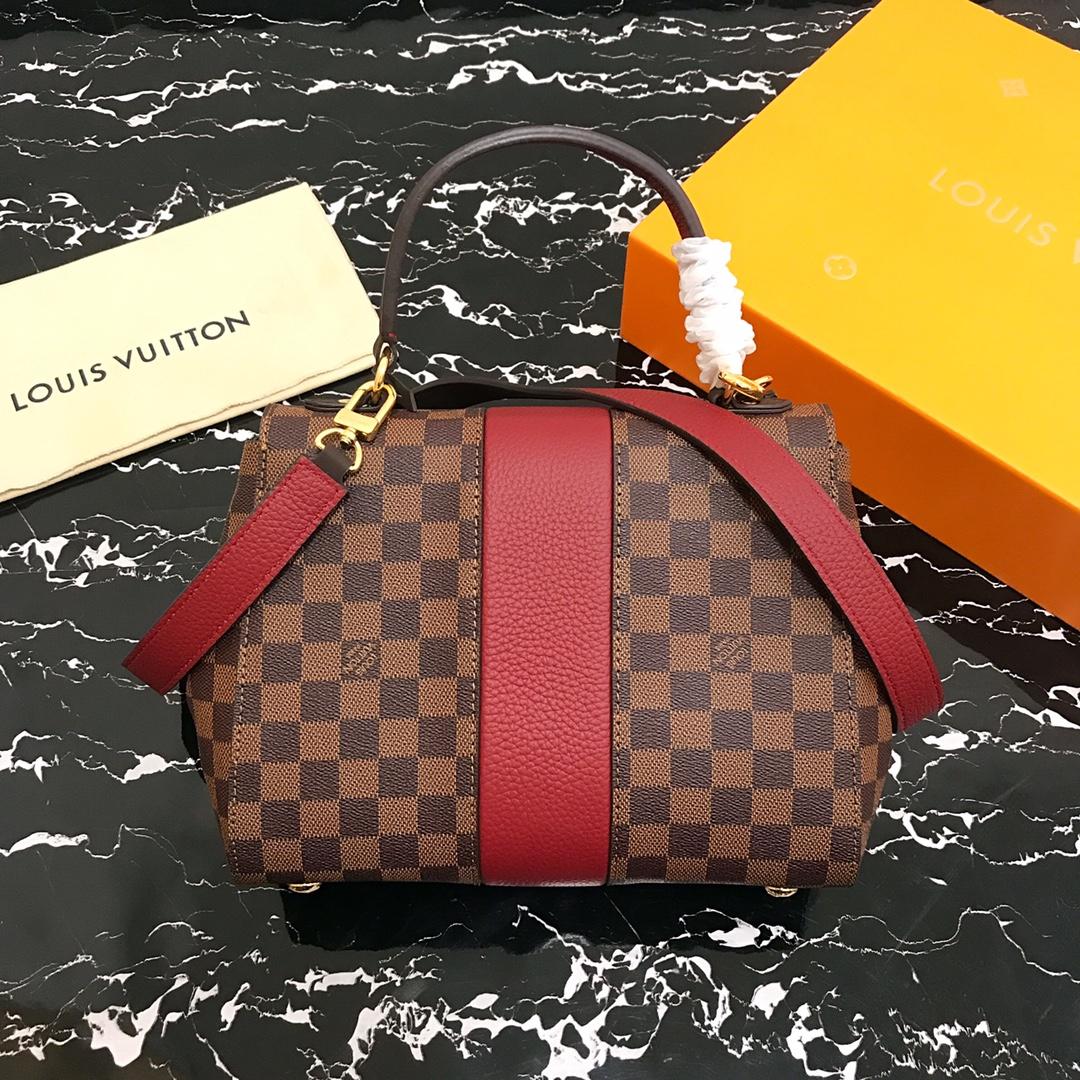 Replica Louis Vuitton N44053 Bond Street Damier Eb???ne and Taurillon Leather