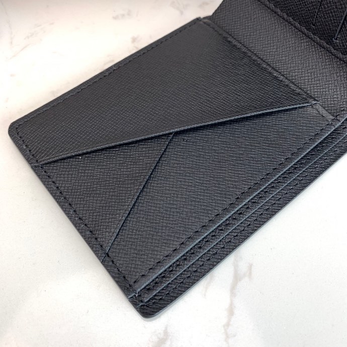 Replica Louis Vuitton N62663 Men Multiple Wallet Cowhide Leather and Canvas lining