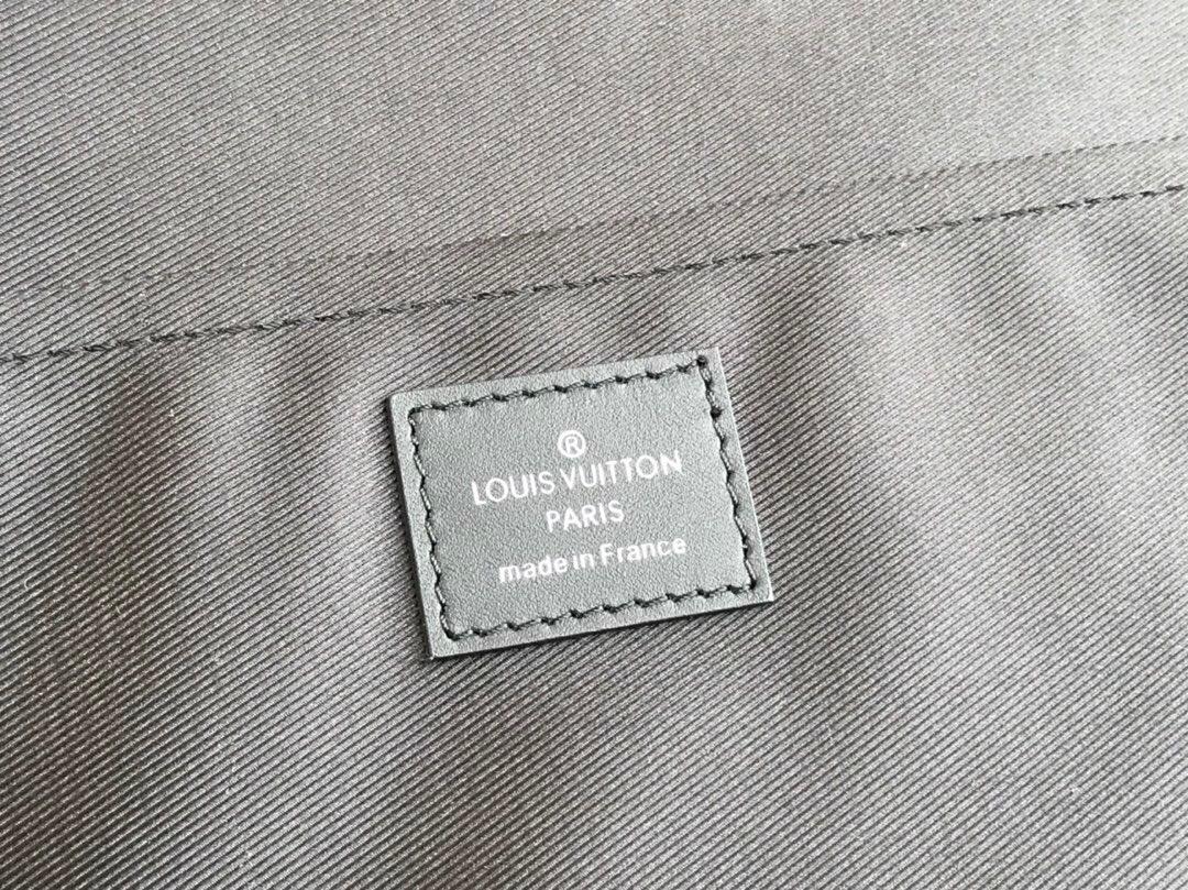 Replica Louis Vuitton N64437 Men Pochette Jour GM Damier Graphite Nvprod and Epi leather