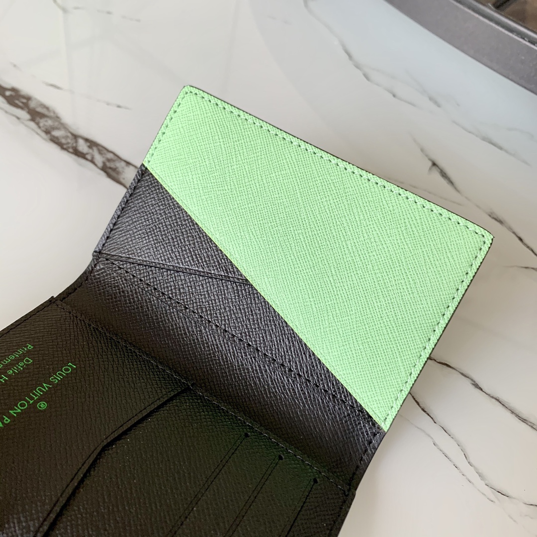 Replica Louis Vuitton Virgil Abloh M80154 Pocket Organizer Monogram Coated Canvas