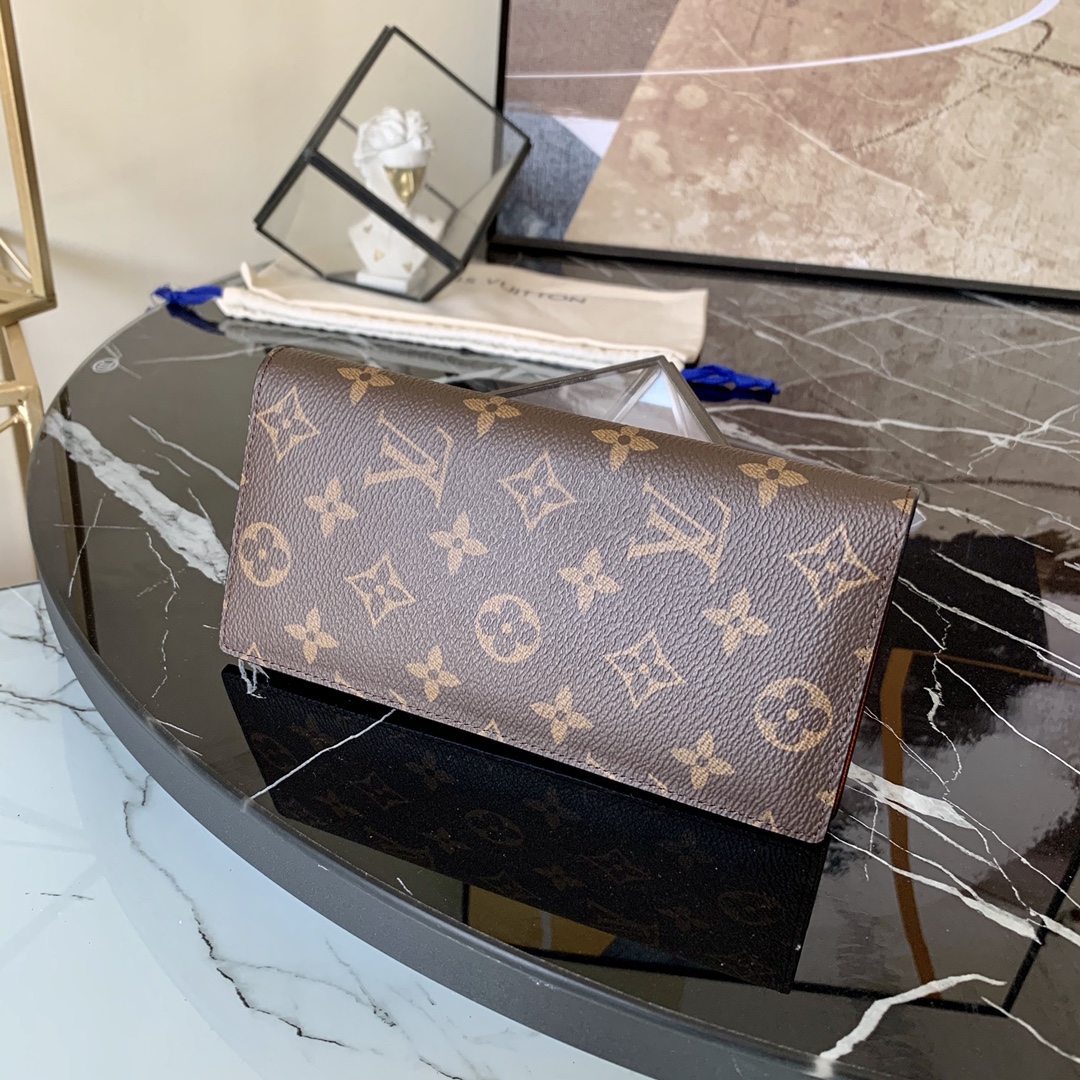 Replica Louis Vuitton Virgil Abloh M80158 Brazza Wallet Monogram Coated Canvas