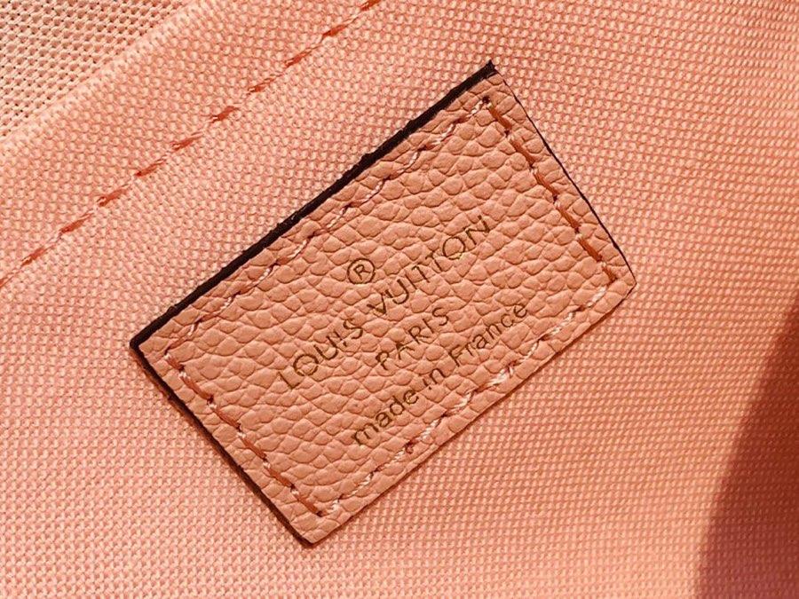 Replica Louis Vuitton Women Daily Pouch Monogram Empreinte Leather Rose Poudre M62938