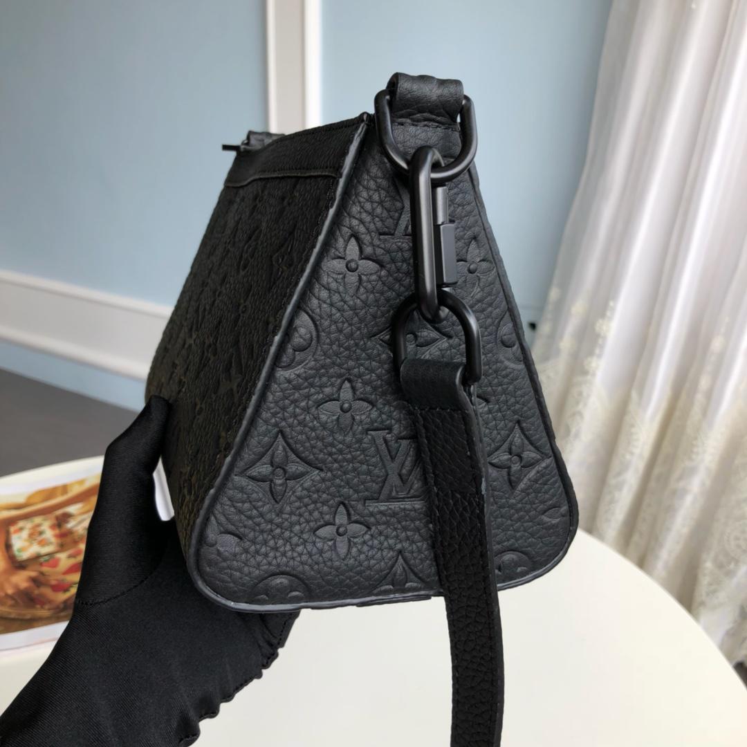 Replica Louis Vuitton Women Shoulder Bag Black Monogram Empreinte M54330