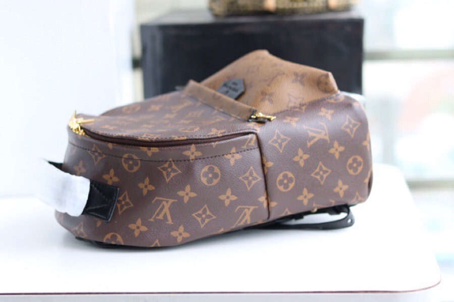 Replica Luxury Louis Vuitton M43116 Palm Springs Backpack PM Monogram Reverse Canvas