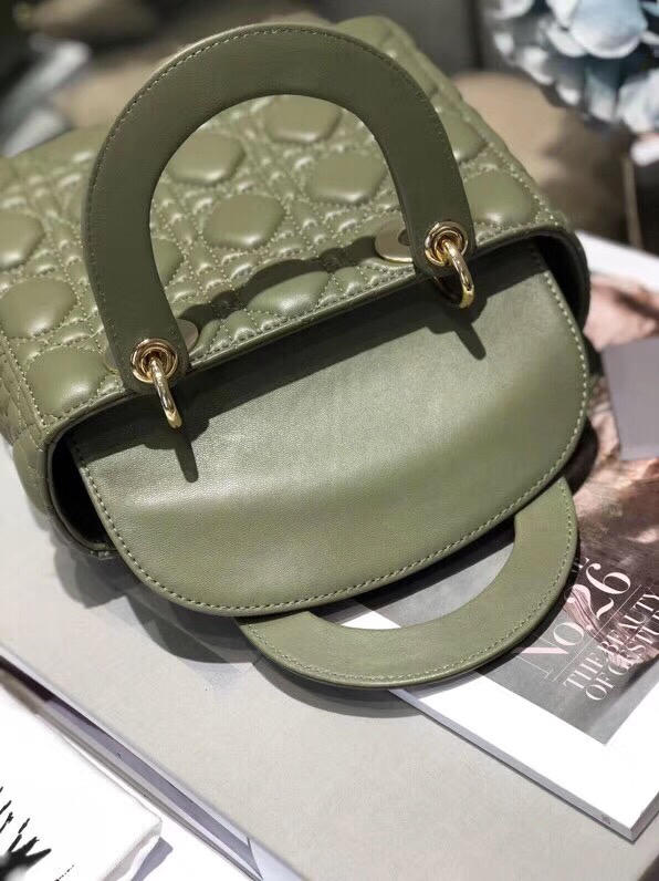 Replica My ABC Dior Lambskin Bag Green