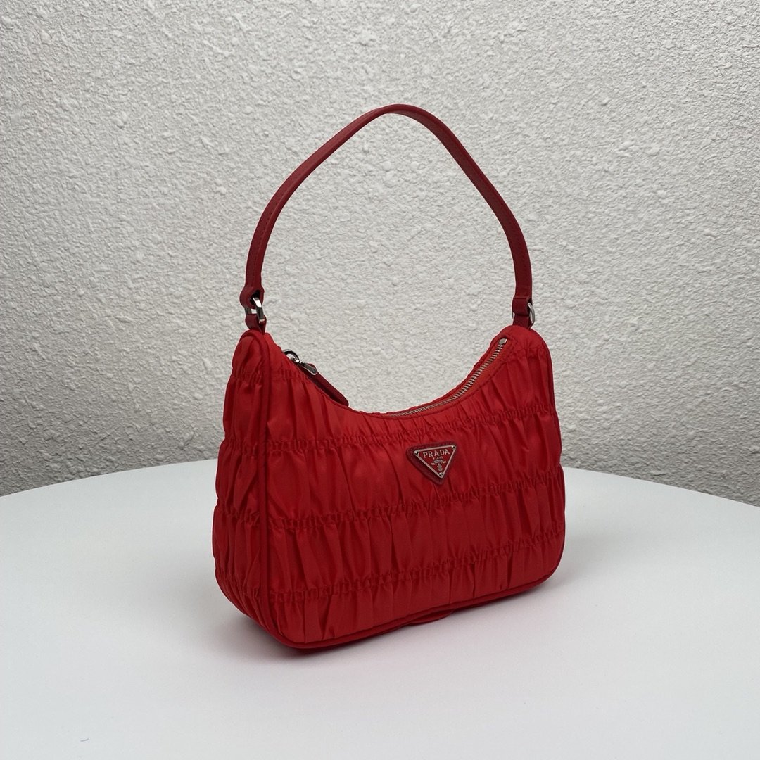 Replica Prada 1NE204 Nylon and Saffiano Leather Mini Bag Red