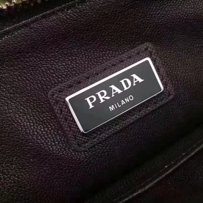 Replica Prada 2NG001 Men Document Holder Black M