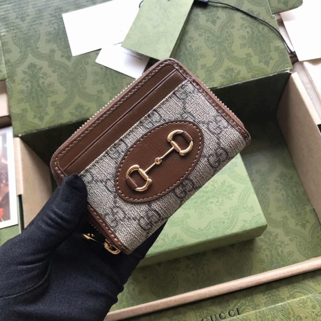 Replica Top Sale Gucci 658549 Horsebit 1955 Card Case For Women