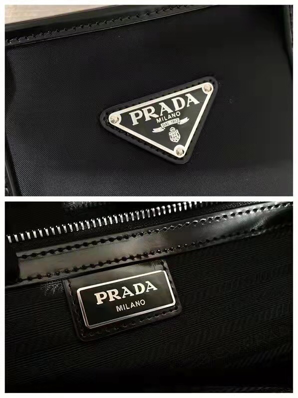 Replica Top Sale Prada Nylon and Saffiano Leather Tote For Men 2VG064