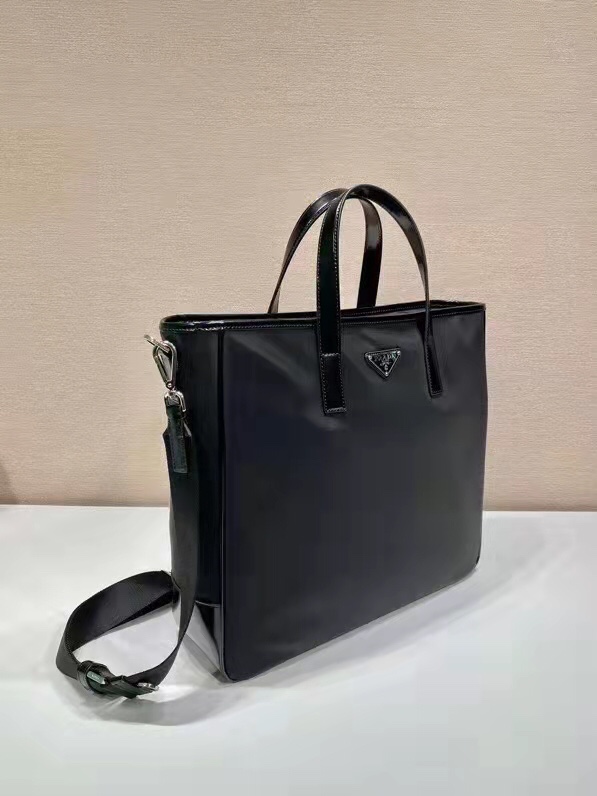 Replica Top Sale Prada Nylon and Saffiano Leather Tote For Men 2VG064