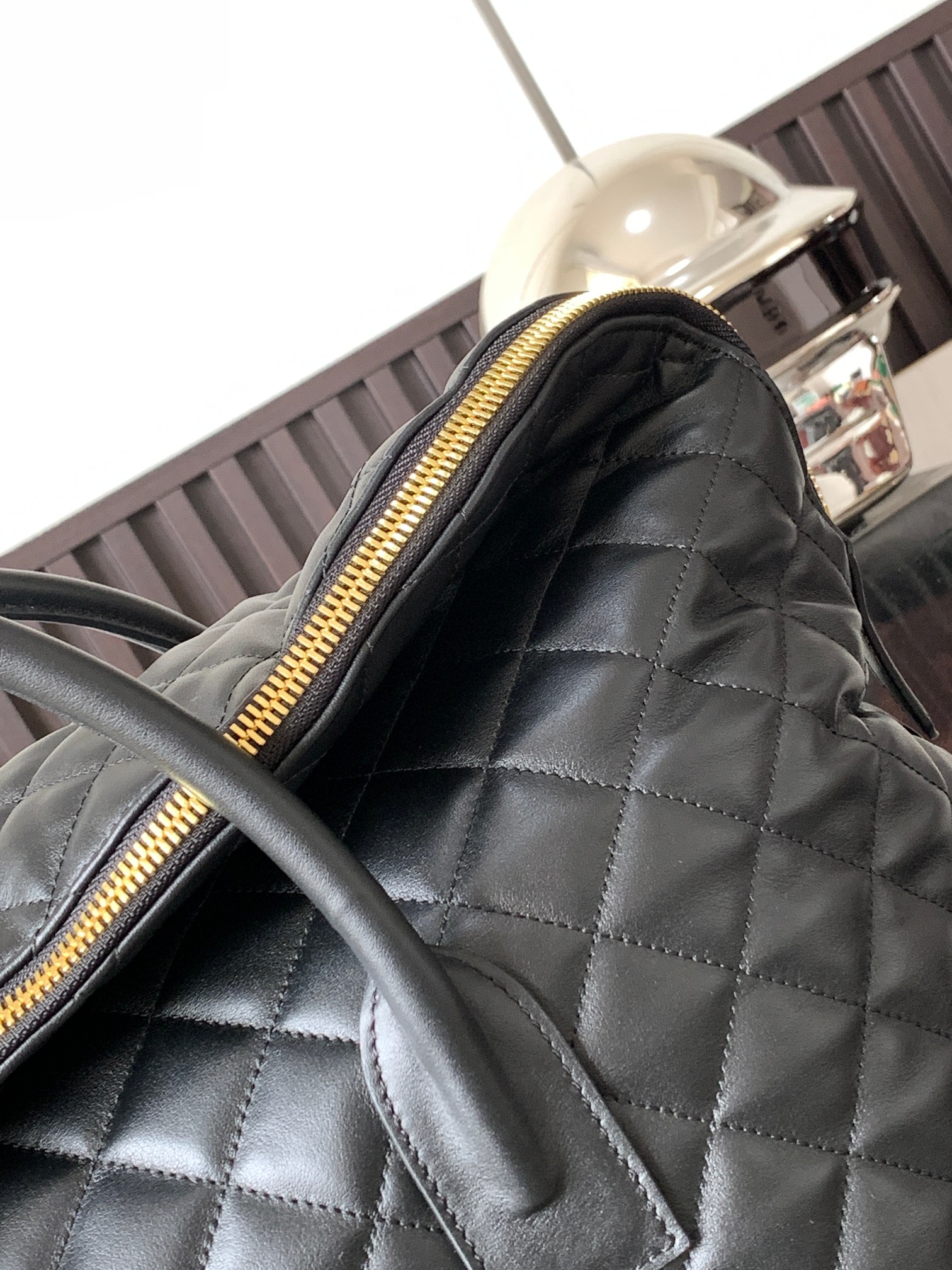 Saint Lauren ES GIANT TRAVEL BAG in Quilted Leather