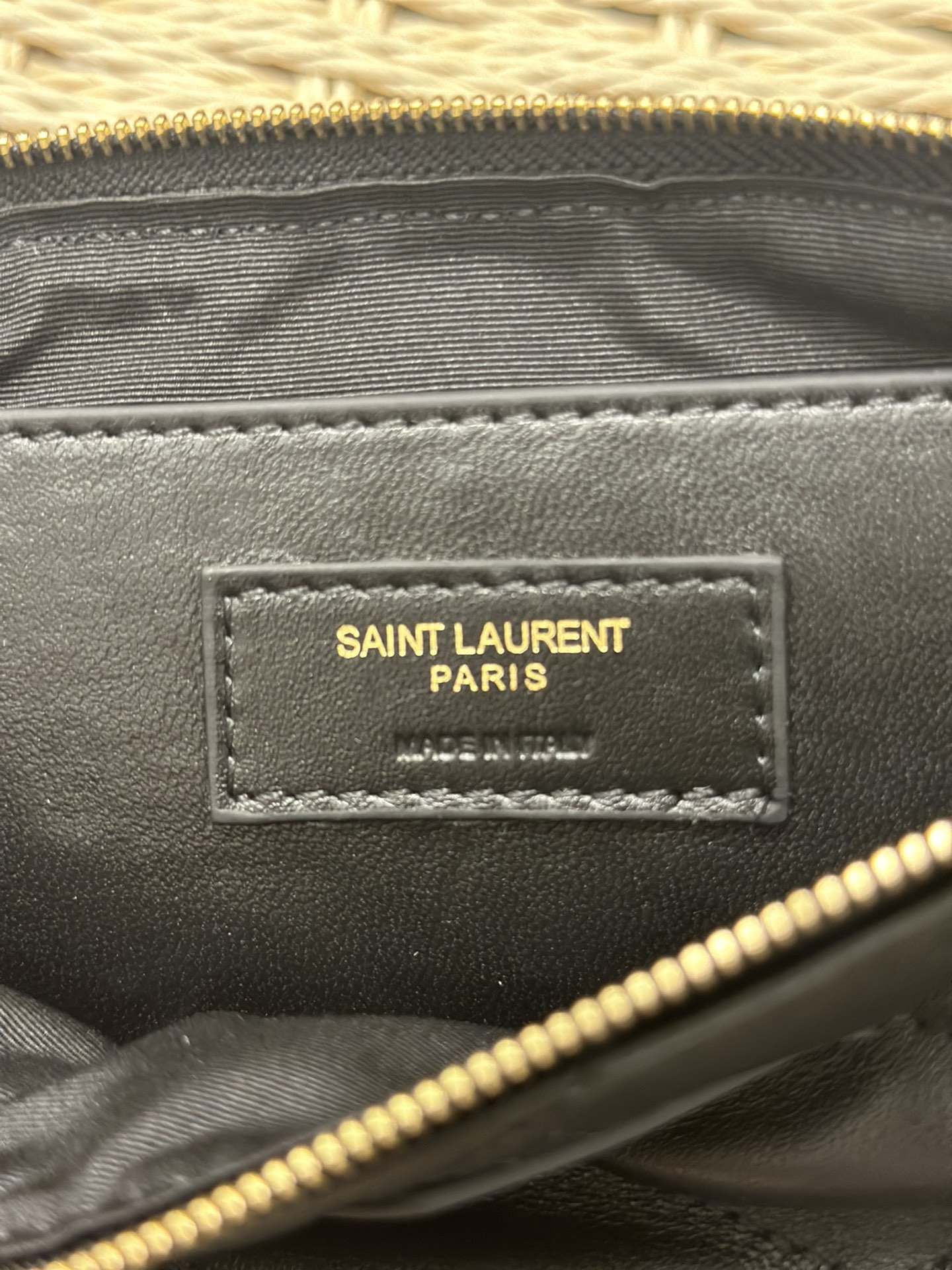 Saint Laurent JAMIE Mini Bag In Quilted Lambskin Black