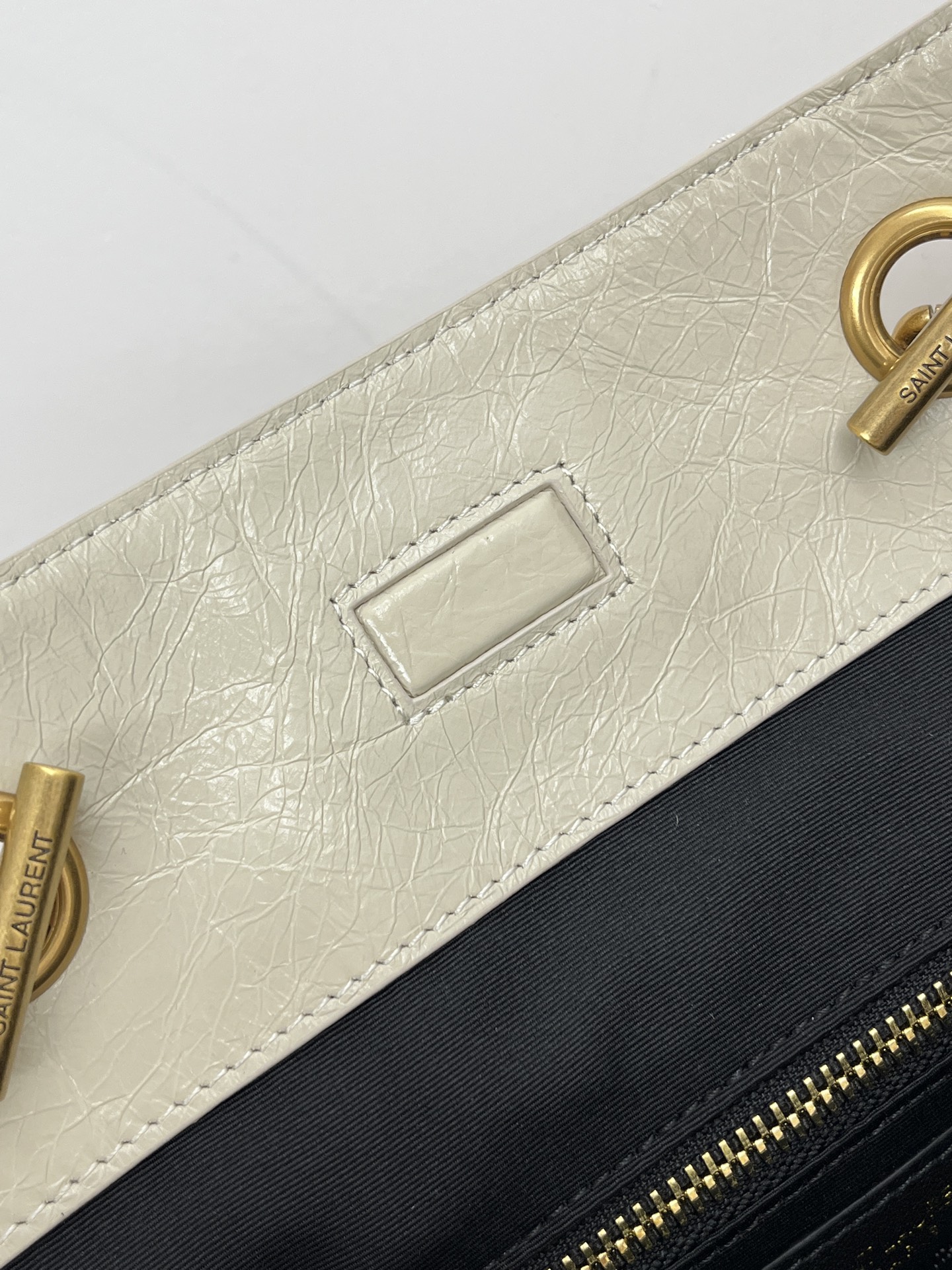 Saint Laurent Niki Shopping Bag Large Oiled and Waxed Cowhide Leather Beige