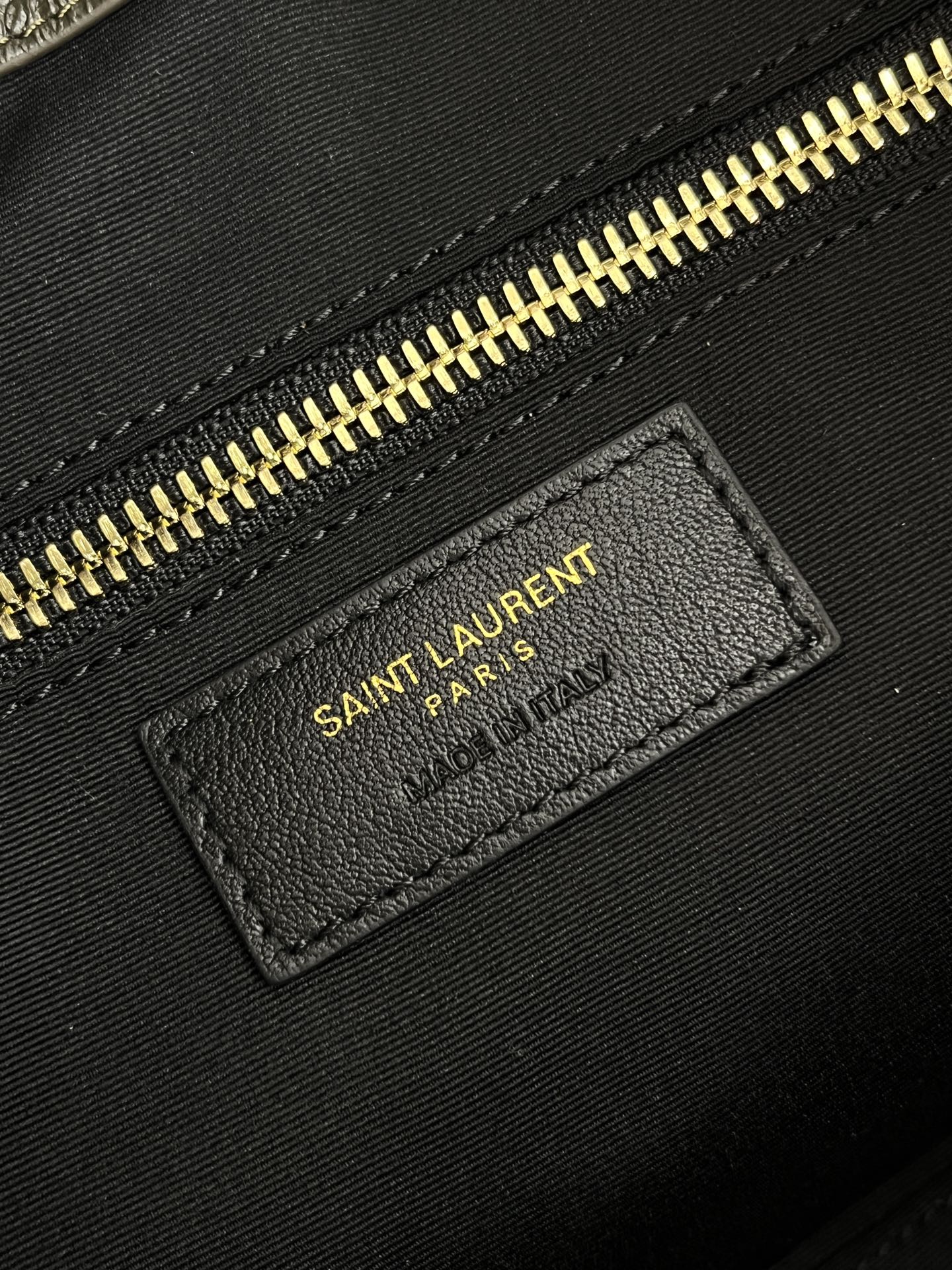 Saint Laurent Niki Shopping Bag Large Oiled and Waxed Cowhide Leather Green