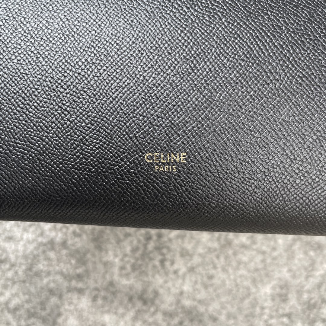 Shop Replica Celine Women 20CM Picov Belt Bag Grained Calfskin Black Gift For Girls