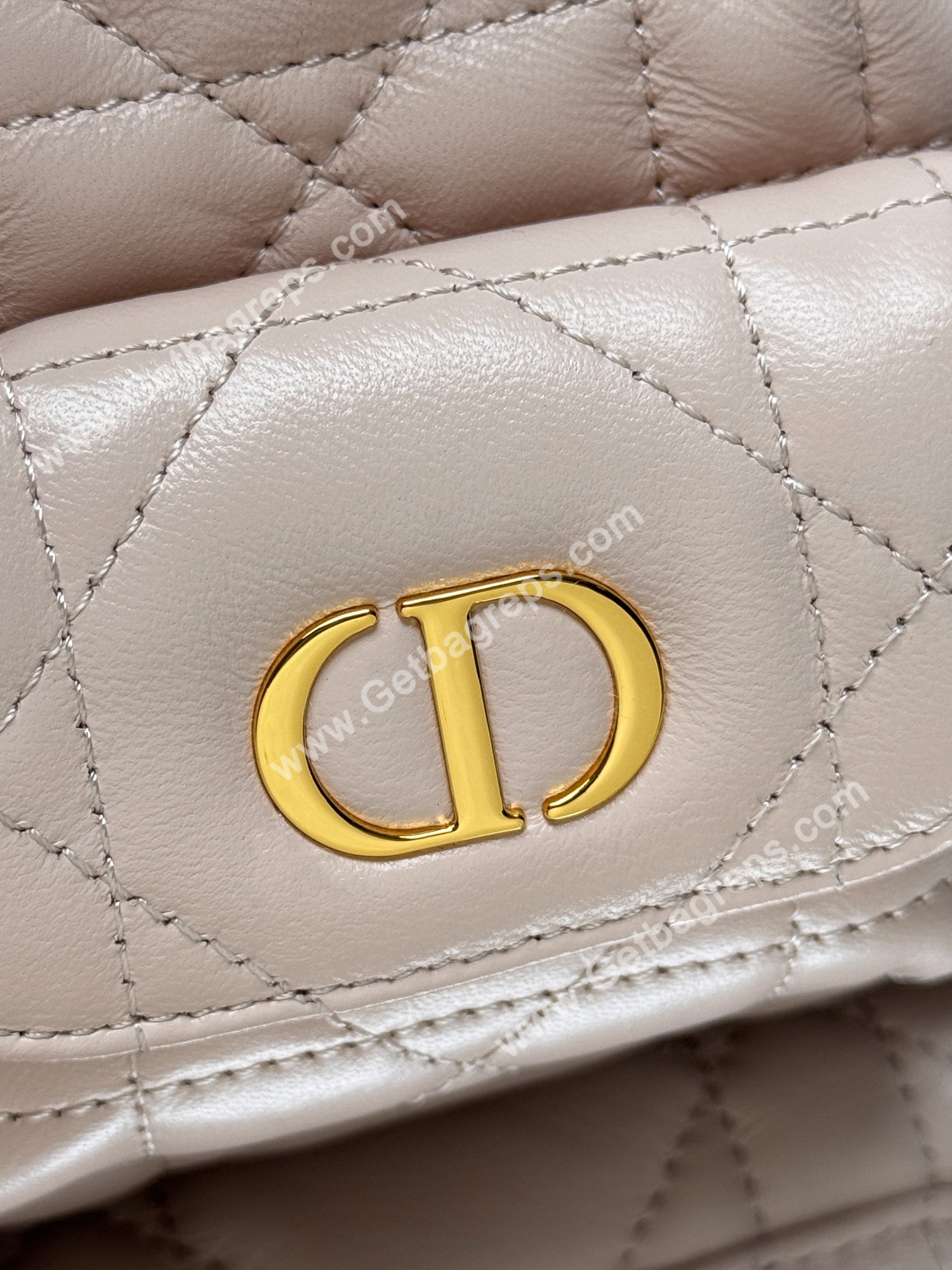 Small Dior Caro Bucket Bag Pink