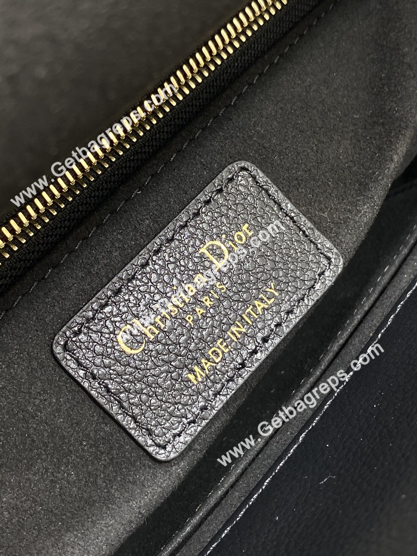 Small Lady Dior Bag Black Cannage Grained Calfskin