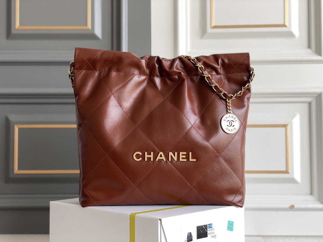 Top Quality Chanel 24A Large Caramel Hobo Bag