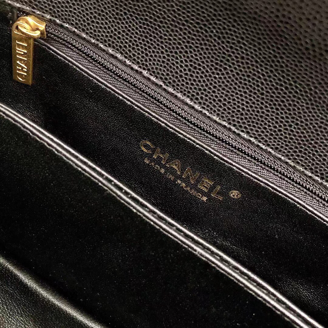 Top Quality Chanel A186 Coco To handle Handabag 23cm with Red Hnadle