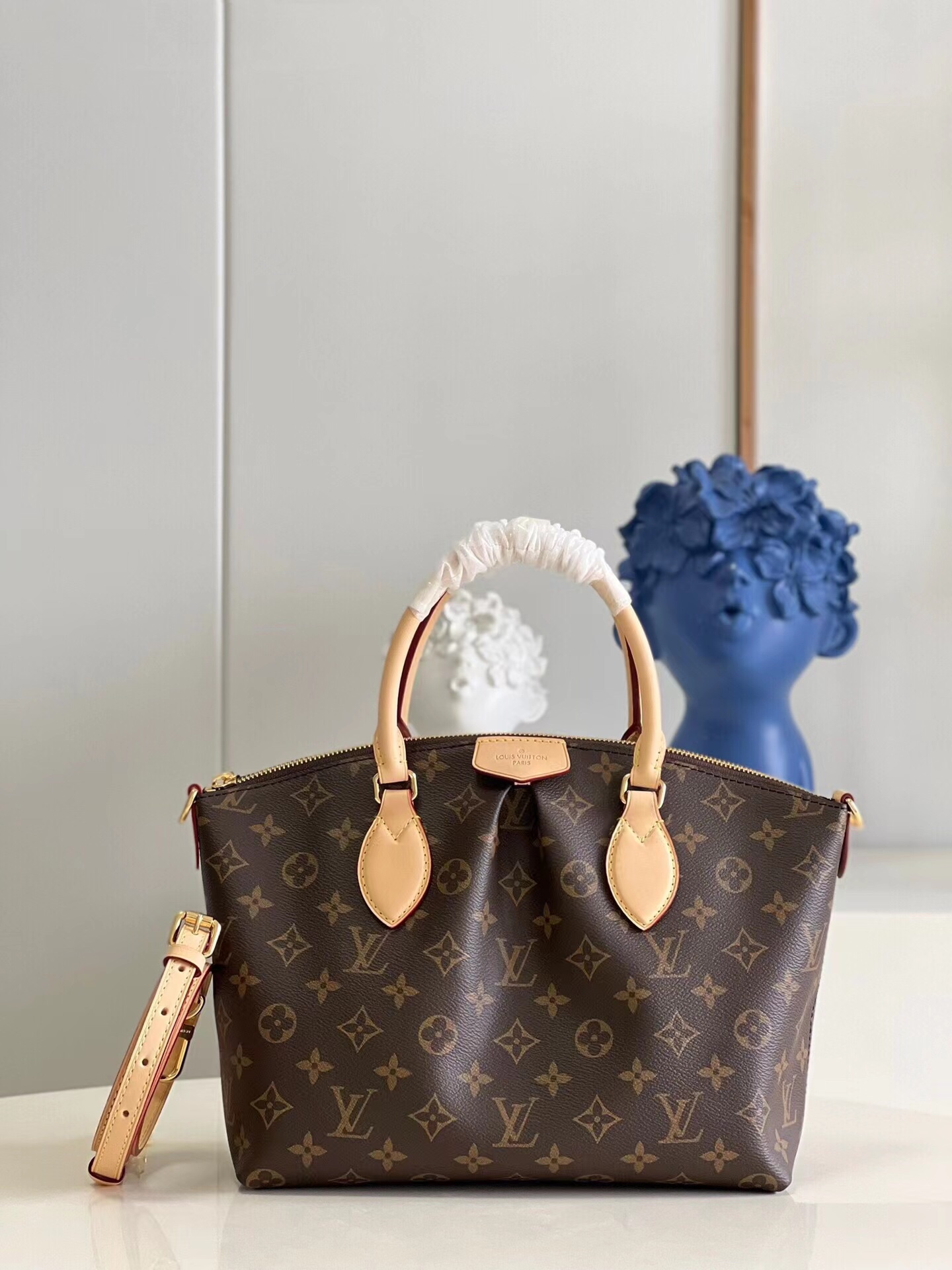 Top Quality Louis Vuitton Boetie PM Zipped Tote Monogram Coated Canvas M45986