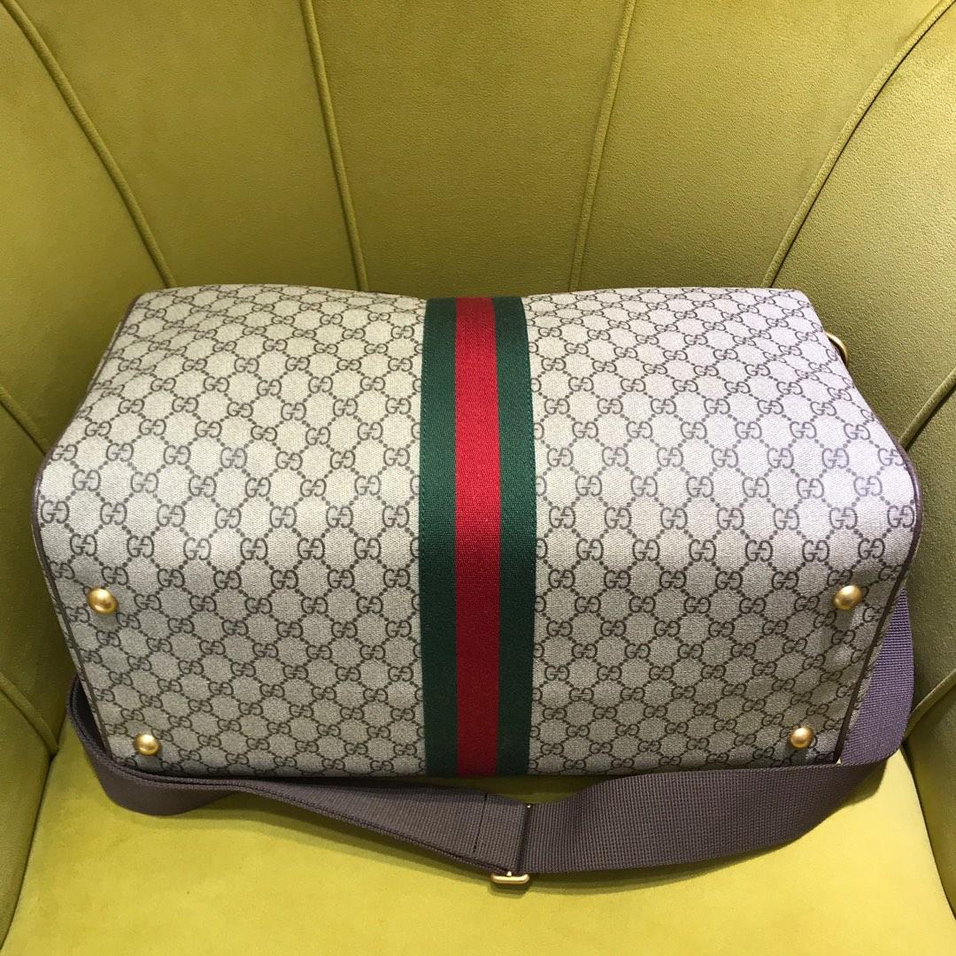 Top Replica Gucci 547953 Men Ophidia GG Medium Carry-on Duffle