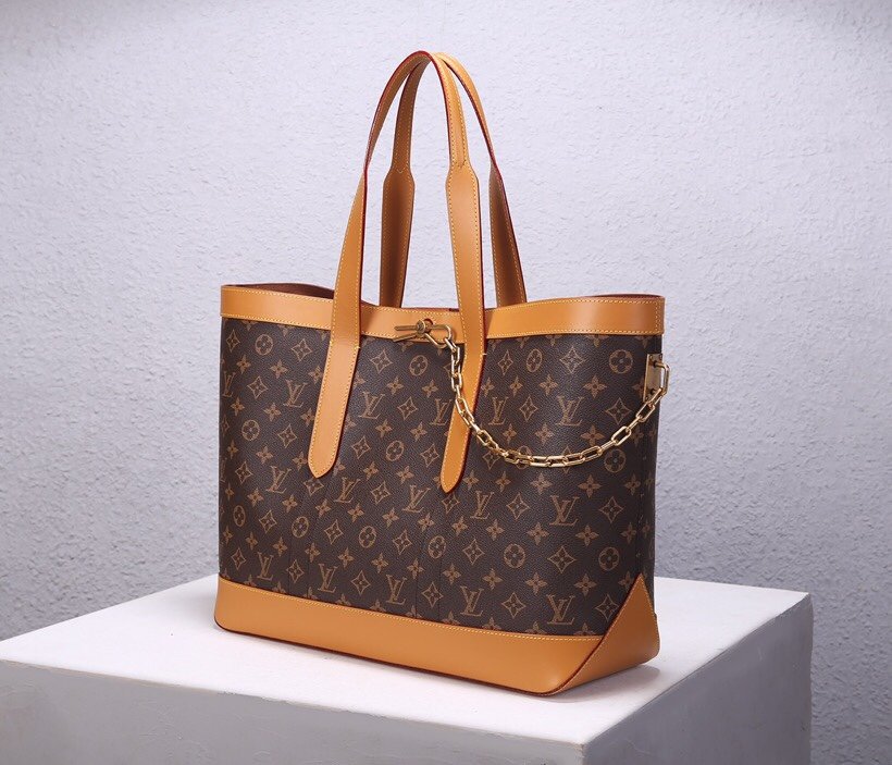 Top Replica Louis Vuitton M44878 Cabas Voyage Monogram Coated Canvas