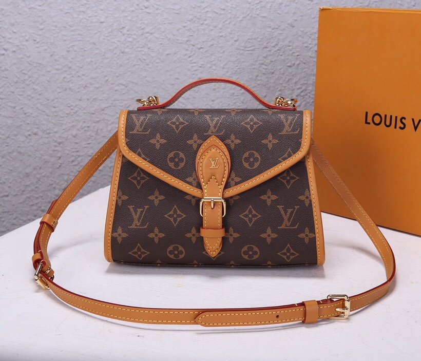 Top Replica Louis Vuitton M44919 LV Ivy Monogram Coated Canvas