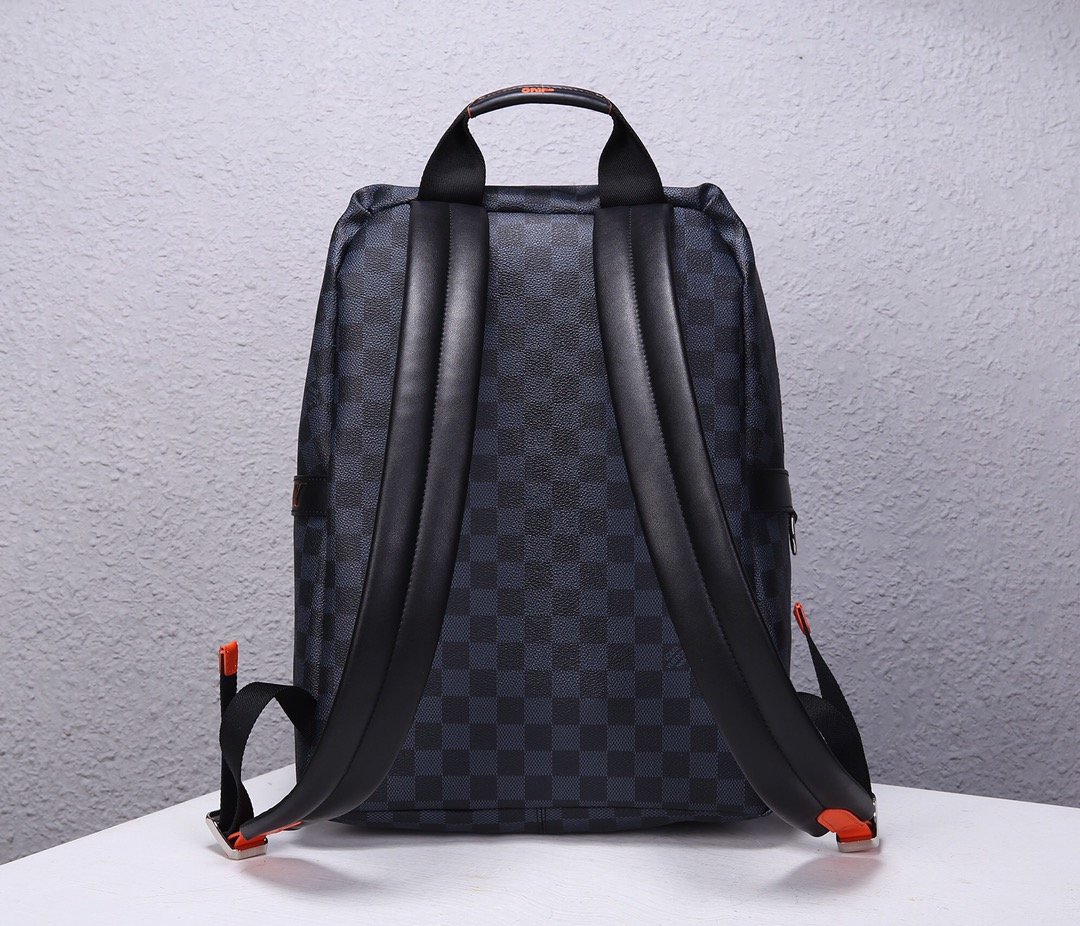 Top Replica Louis Vuitton N40157 Damier Cobalt Race Discovery Backpack PM