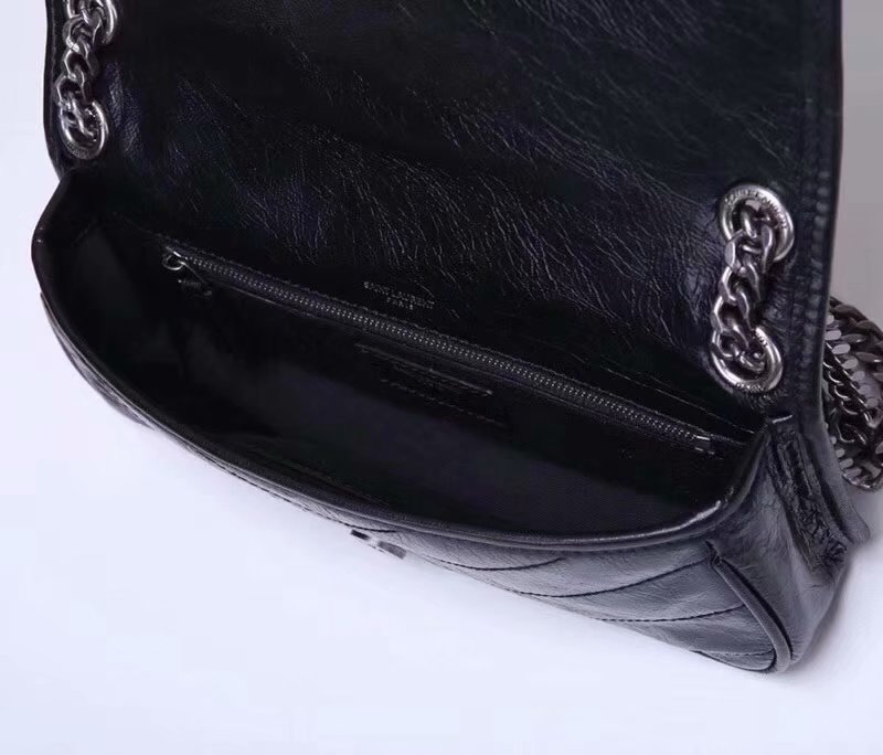 Top Sale Saint Laurent NIKI Small Chain Shoulder Bag Black