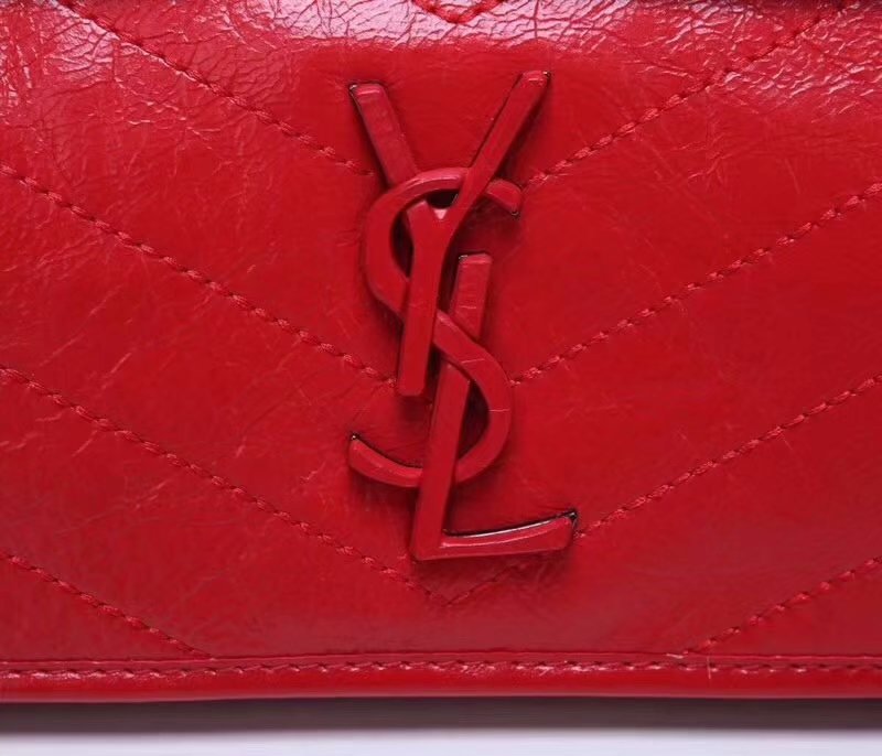 Top Sale Saint Laurent NIKI Small Chain Shoulder Bag Red