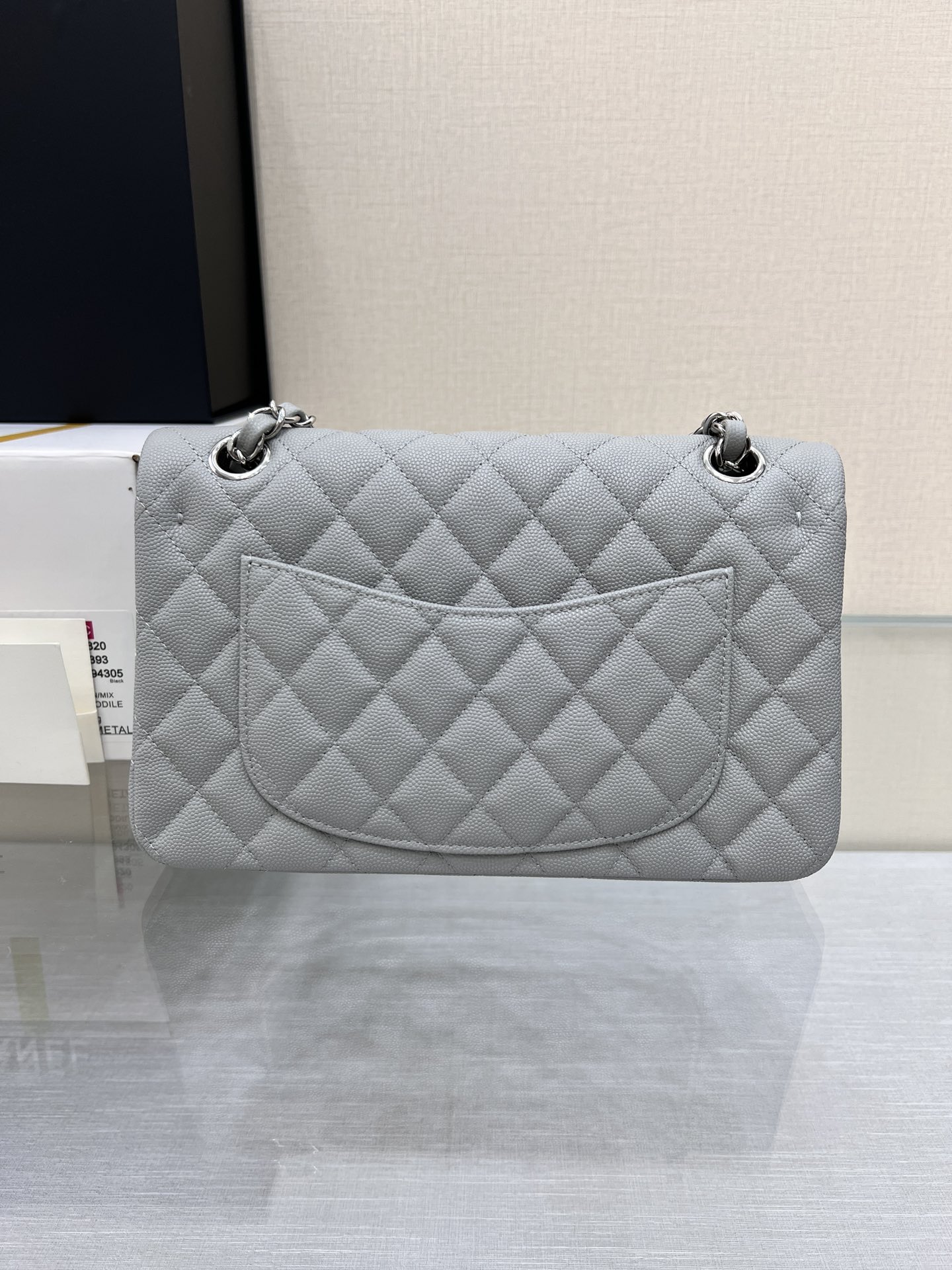 Upgraded Version Chanel CF 25cm With chip Caviar Cowhide Gary