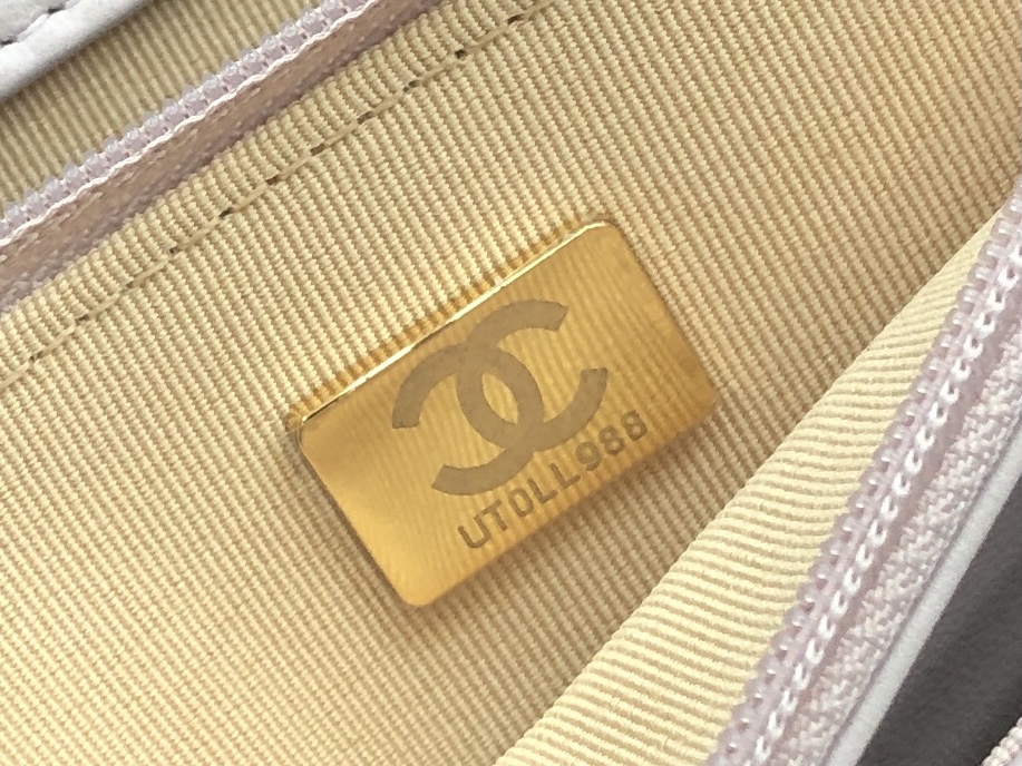 Vintage Chanel AP1450 Wallet on Chain Light Pink Leather With Gold-Tone Metal Ball Price Online Replica