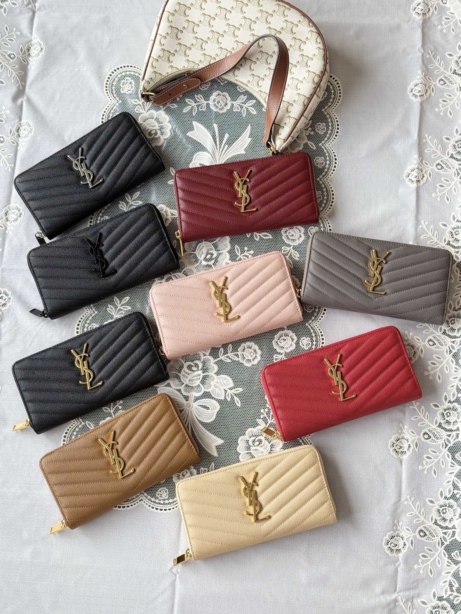 YSL Classic Zipper Wallet