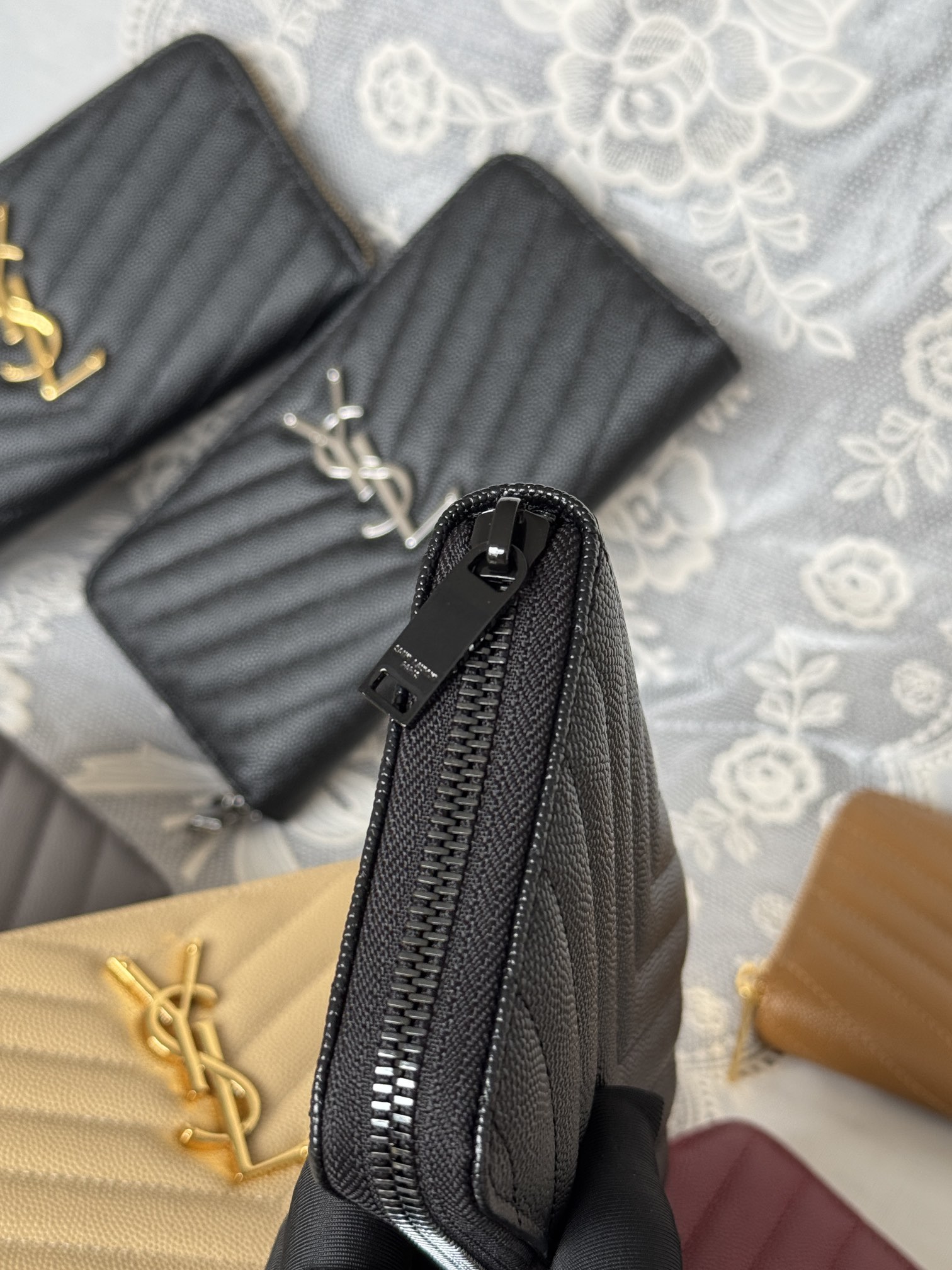 YSL Classic Zipper Wallet