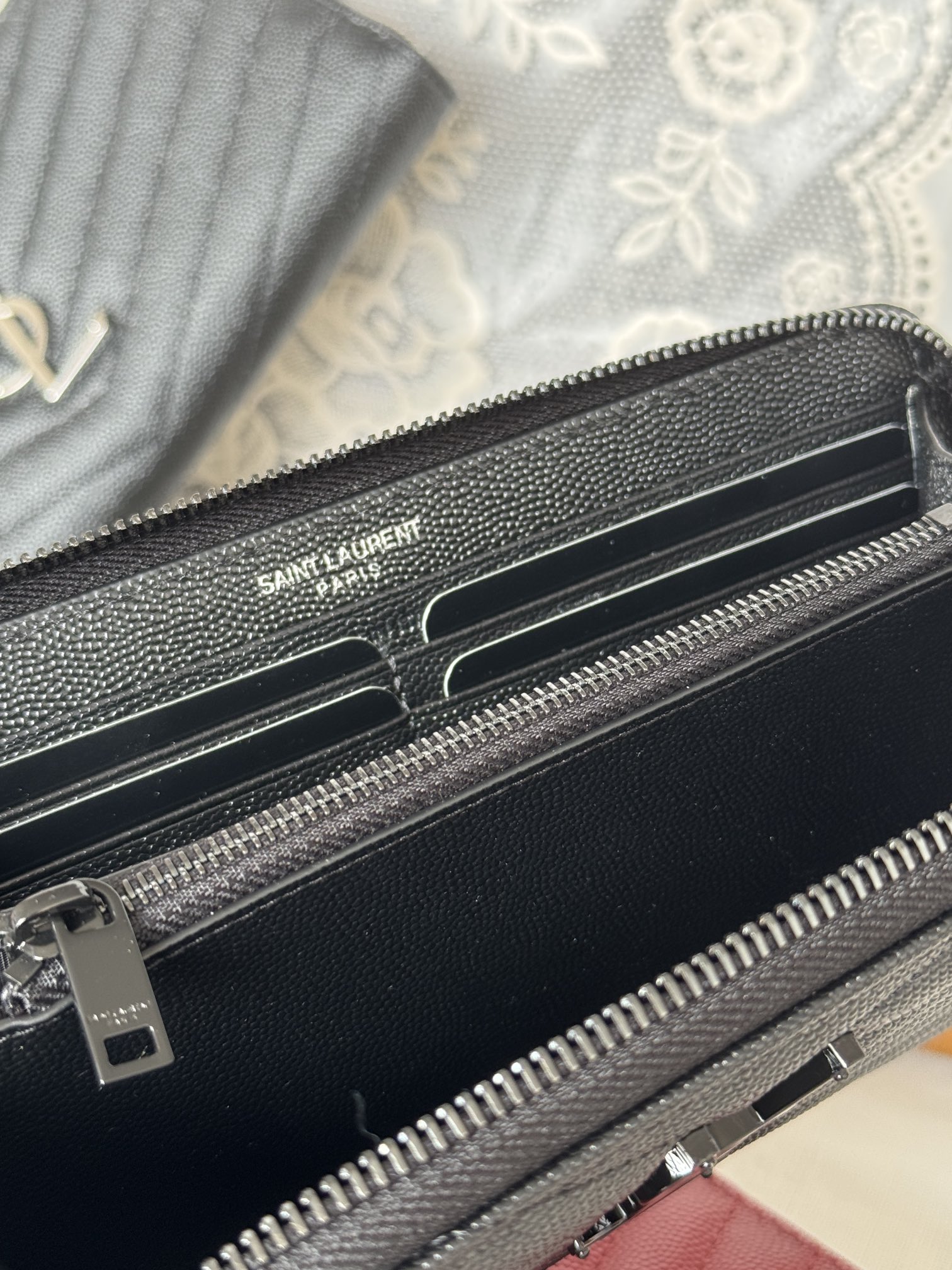 YSL Classic Zipper Wallet