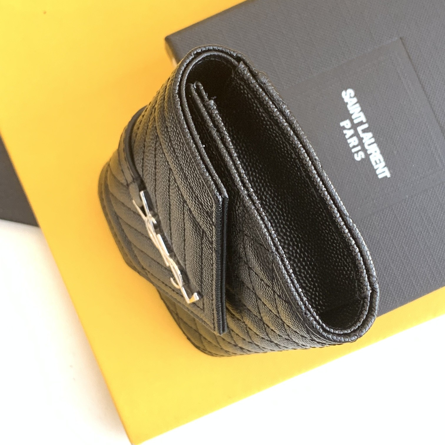 YSL Monogram Women Leather Wallet 003