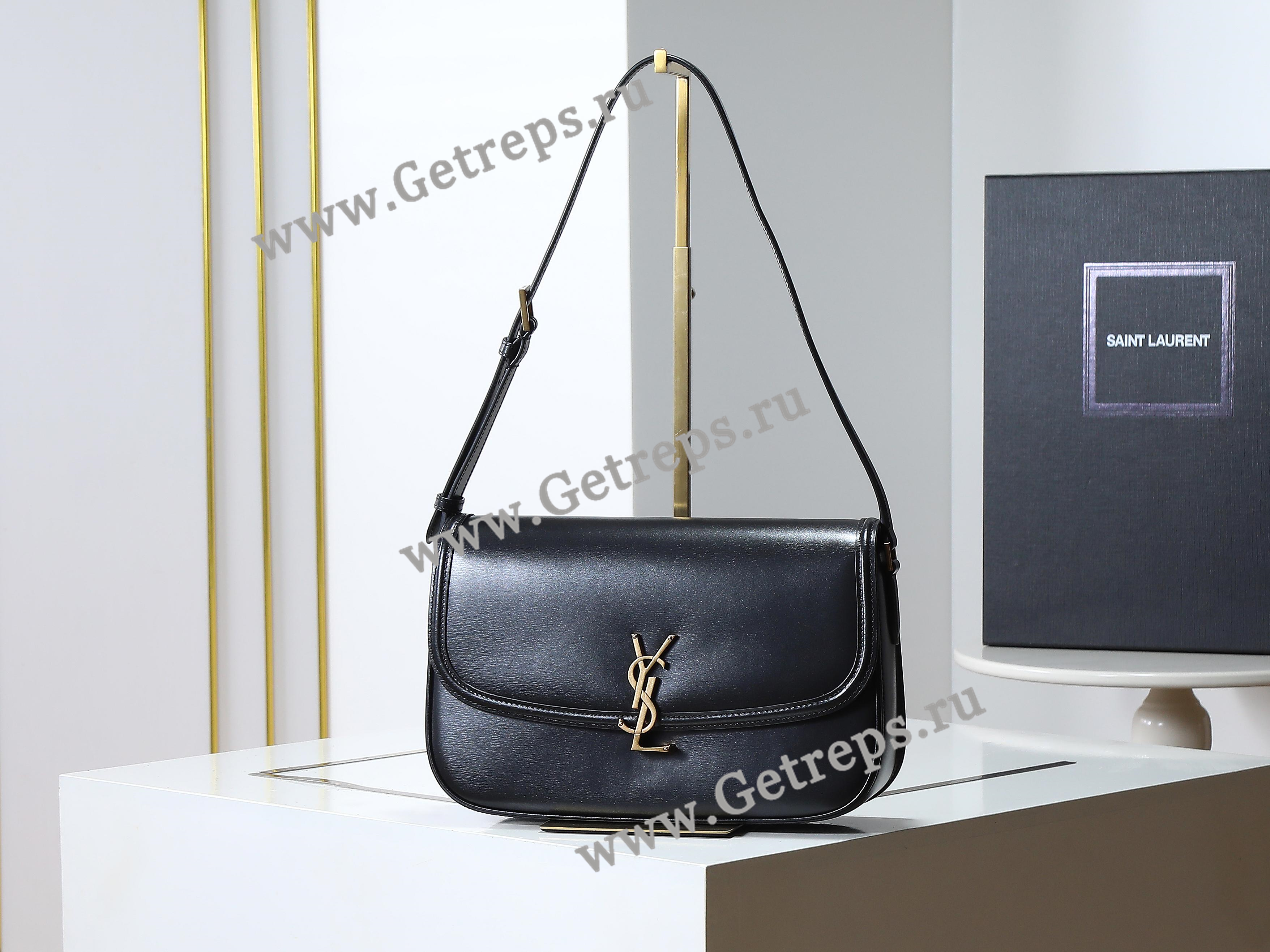 YSL Solferino Medium in Box Saint Laurent Black
