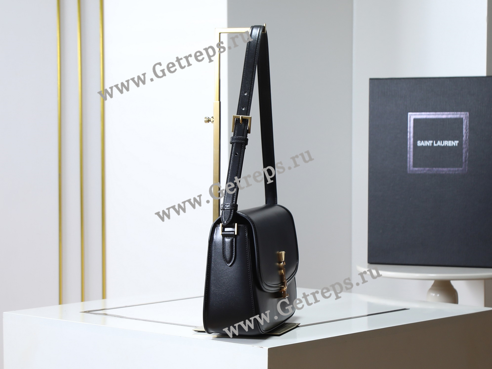 YSL Solferino Medium in Box Saint Laurent Black