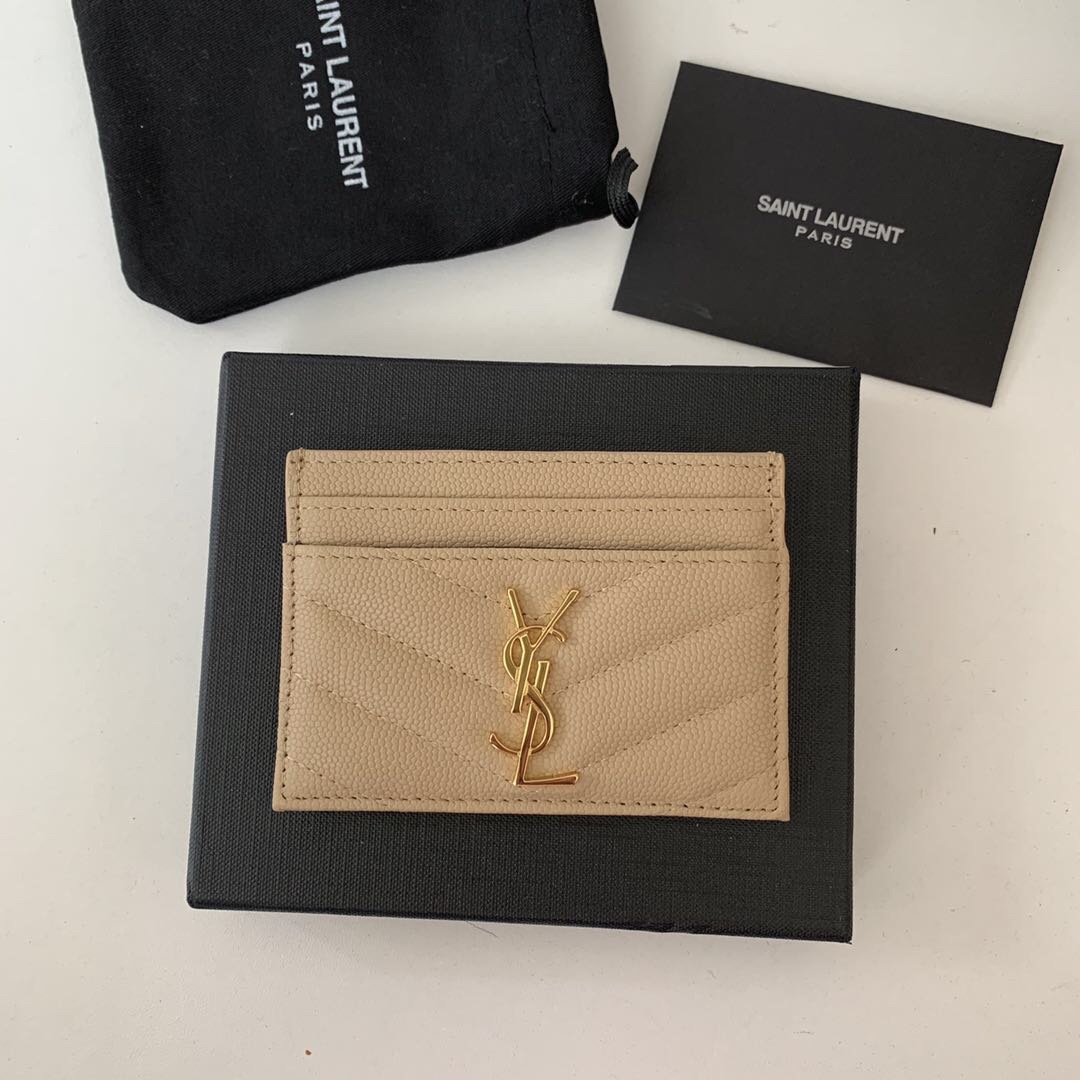 YSL Women Leather Card Small Bag 002