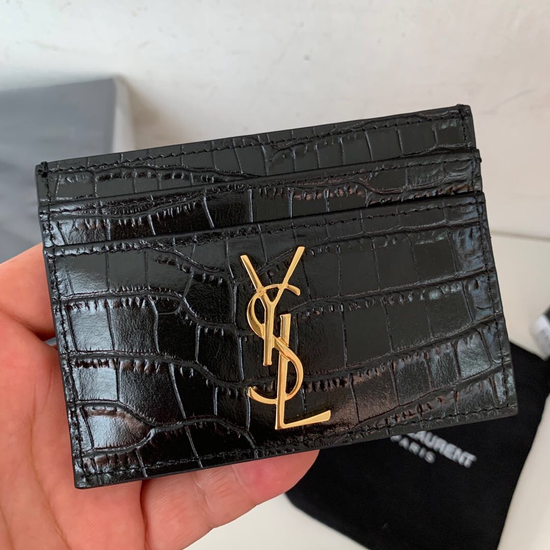 YSL Women Leather Card Small Bag 003