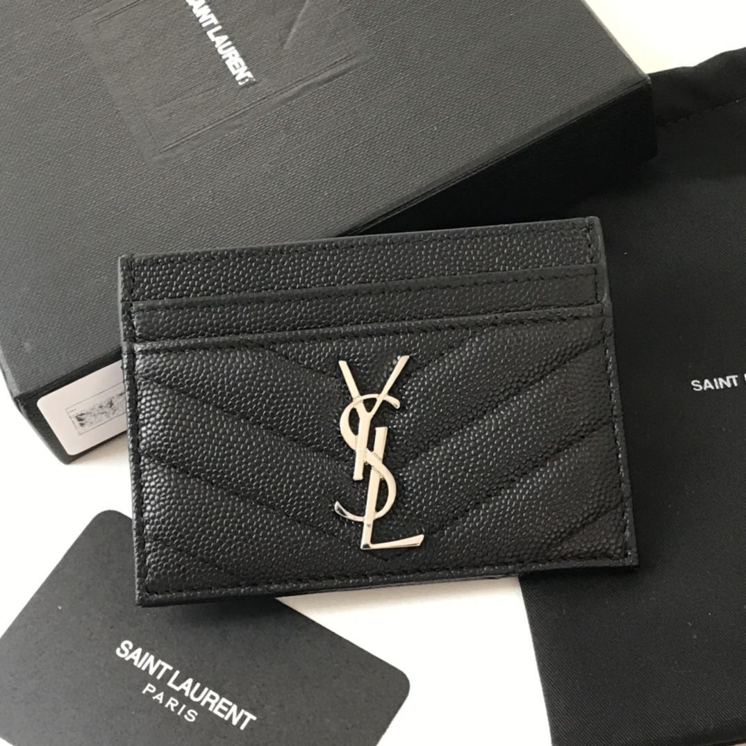 YSL Women Leather Card Small Bag 004