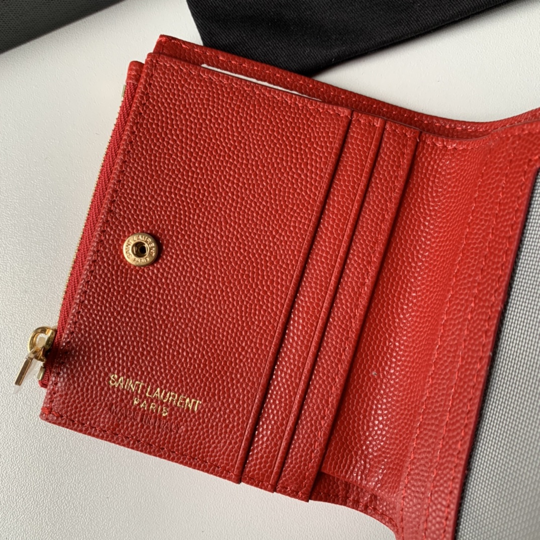 YSL Women Leather Wallet 001