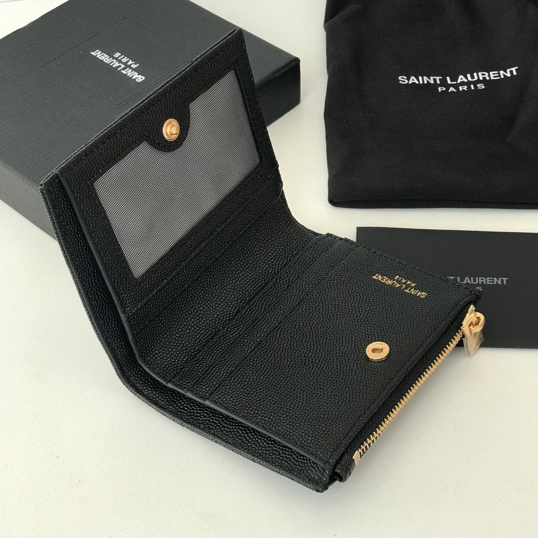 YSL Women Leather Wallet 004