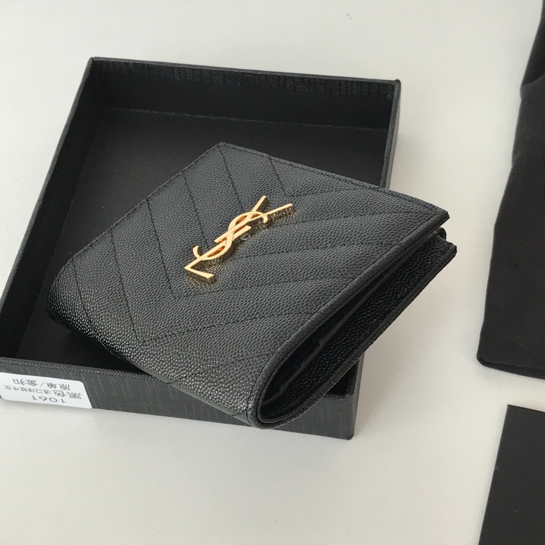 YSL Women Leather Wallet 004