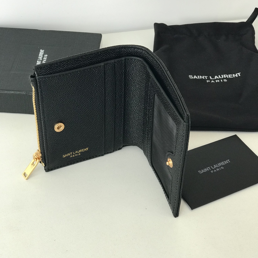 YSL Women Leather Wallet 004