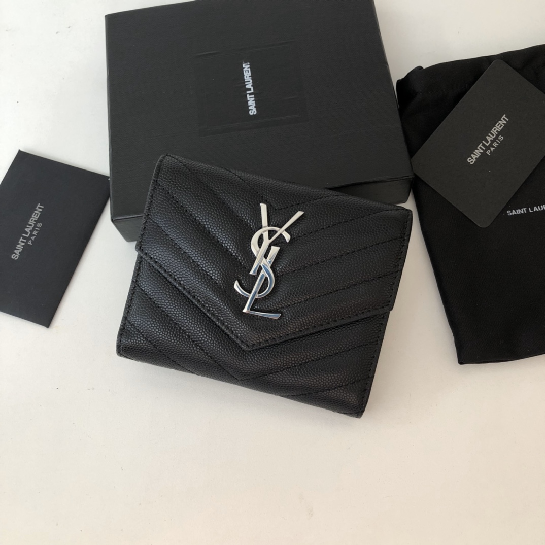 YSL Women Leather Wallet 005