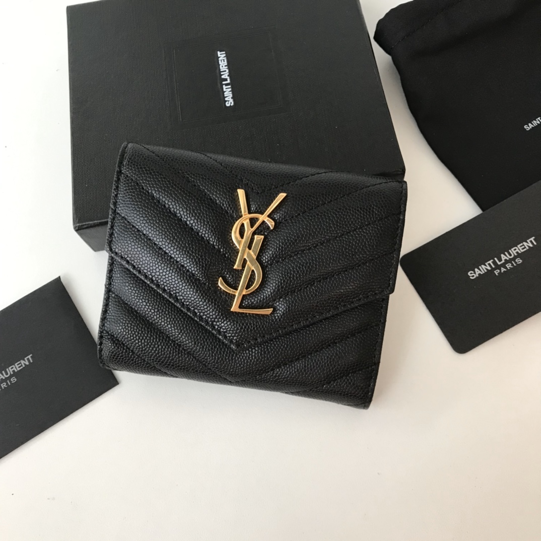 YSL Women Leather Wallet 006