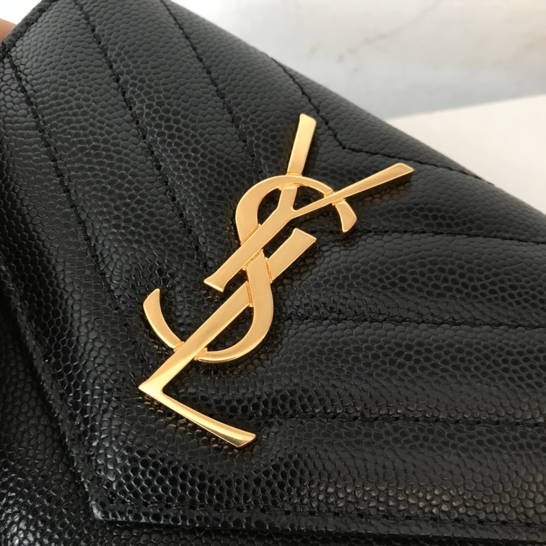 YSL Women Leather Wallet 006