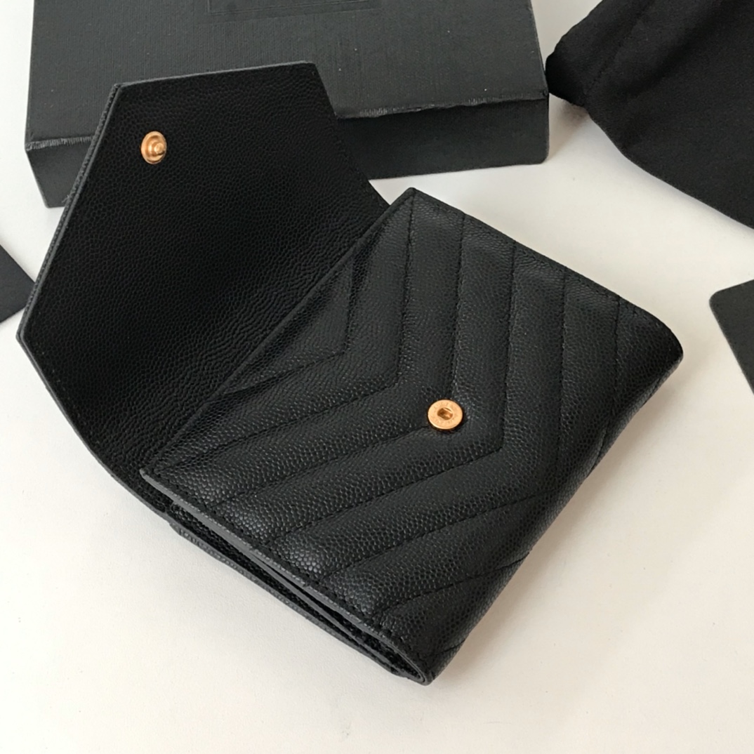 YSL Women Leather Wallet 006