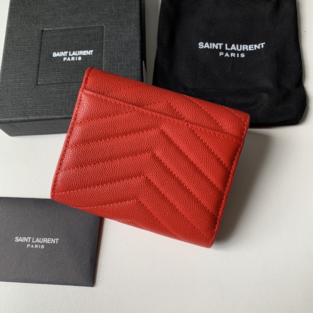 YSL Women Leather Wallet 007